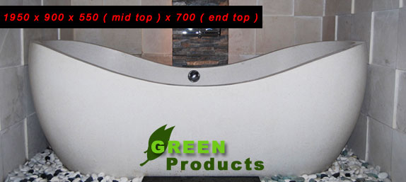 natural stone bathware