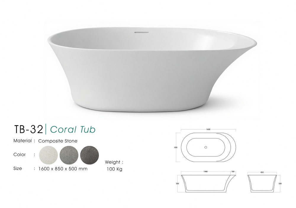 Resin Terrazzo Bathtub Resin Terrazzo Bathtub